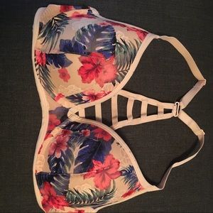 Floral Ladder-back Bra